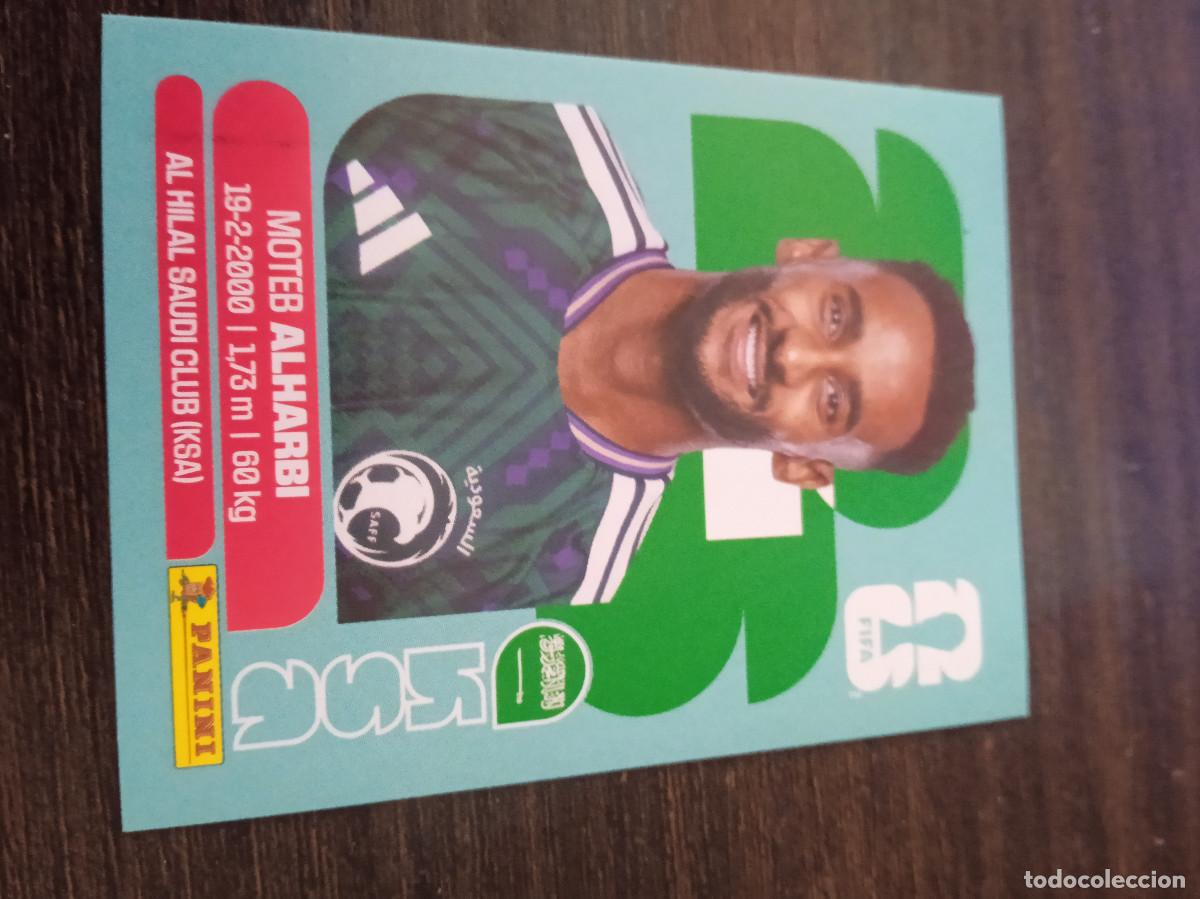 Cromos de F&uacute;tbol: Cromo Mundial Futbol 2026 Panini canada usa Mexico Arabia Saudi Moteb Alharbi KSA 7