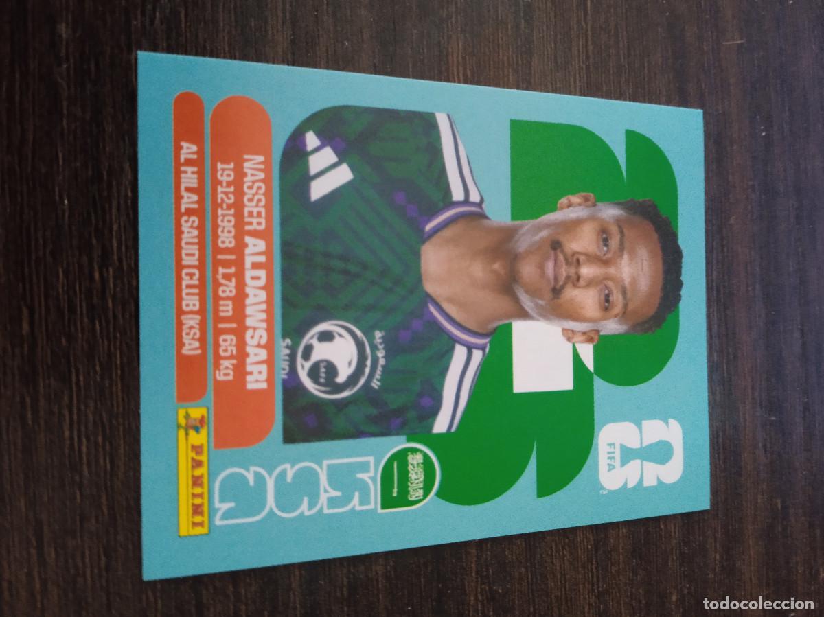 Cromos de F&uacute;tbol: Cromo Mundial Futbol 2026 Panini canada usa Mexico Arabia Saudi Nasser Aldawsari KSA 12