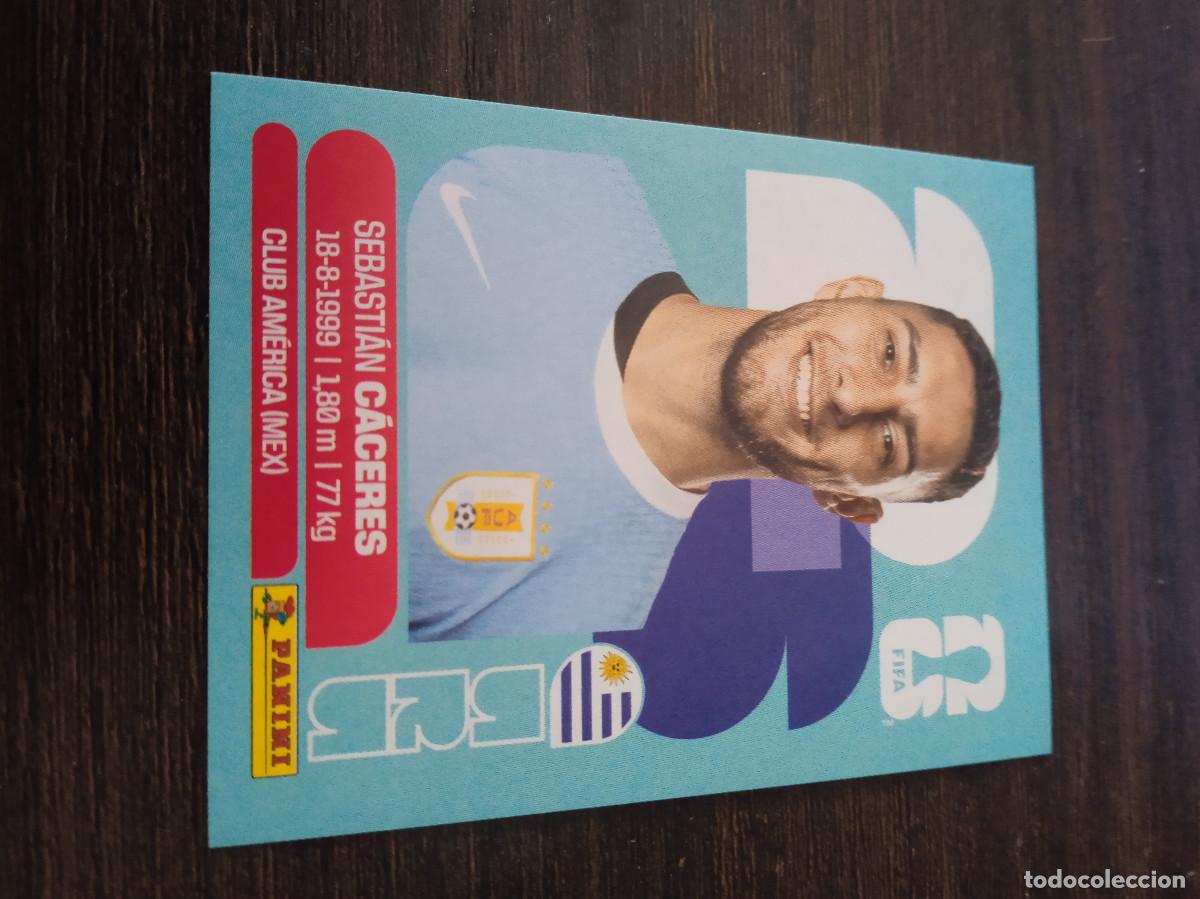 Cromos de F&uacute;tbol: Cromo Mundial Futbol 2026 Panini canada usa Mexico uruguay Sebastian Caceres URU 6