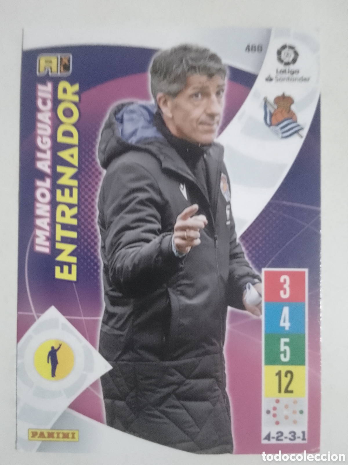 Cromos de F&uacute;tbol: Adrenalyn XL 2021-22 n&deg; 488 Imanol Alguacil &bull; Real Sociedad.