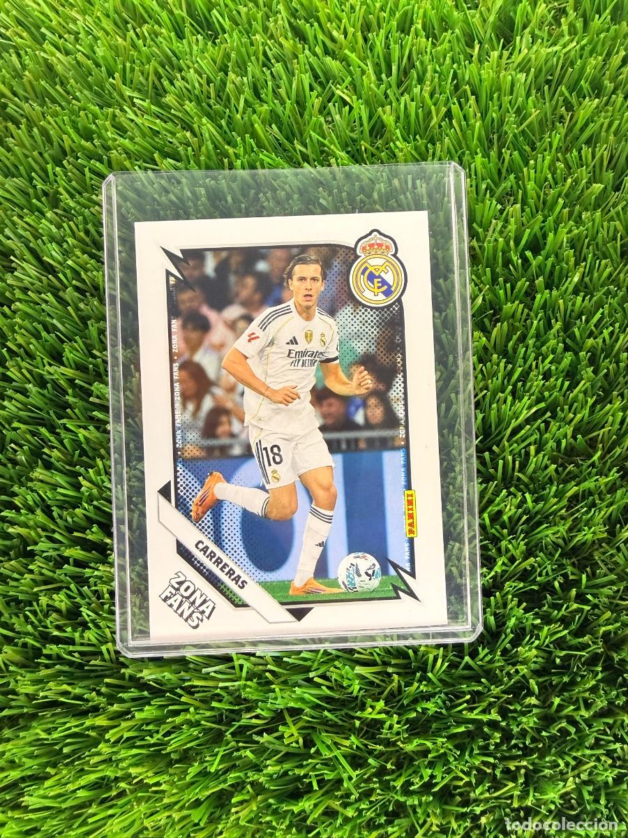 Cromos de F&uacute;tbol: N&ordm; 35 Carreras Zona Fans Real Madrid CF Panini Club Real Madrid CF 25 26