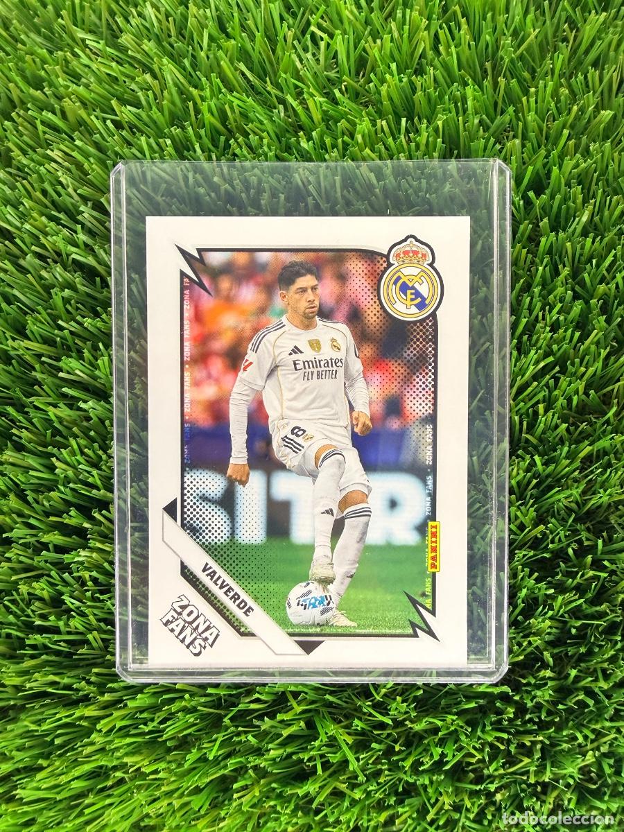 Cromos de F&uacute;tbol: N&ordm; 37 Valverde Zona Fans Real Madrid CF Panini Club Real Madrid CF 25 26