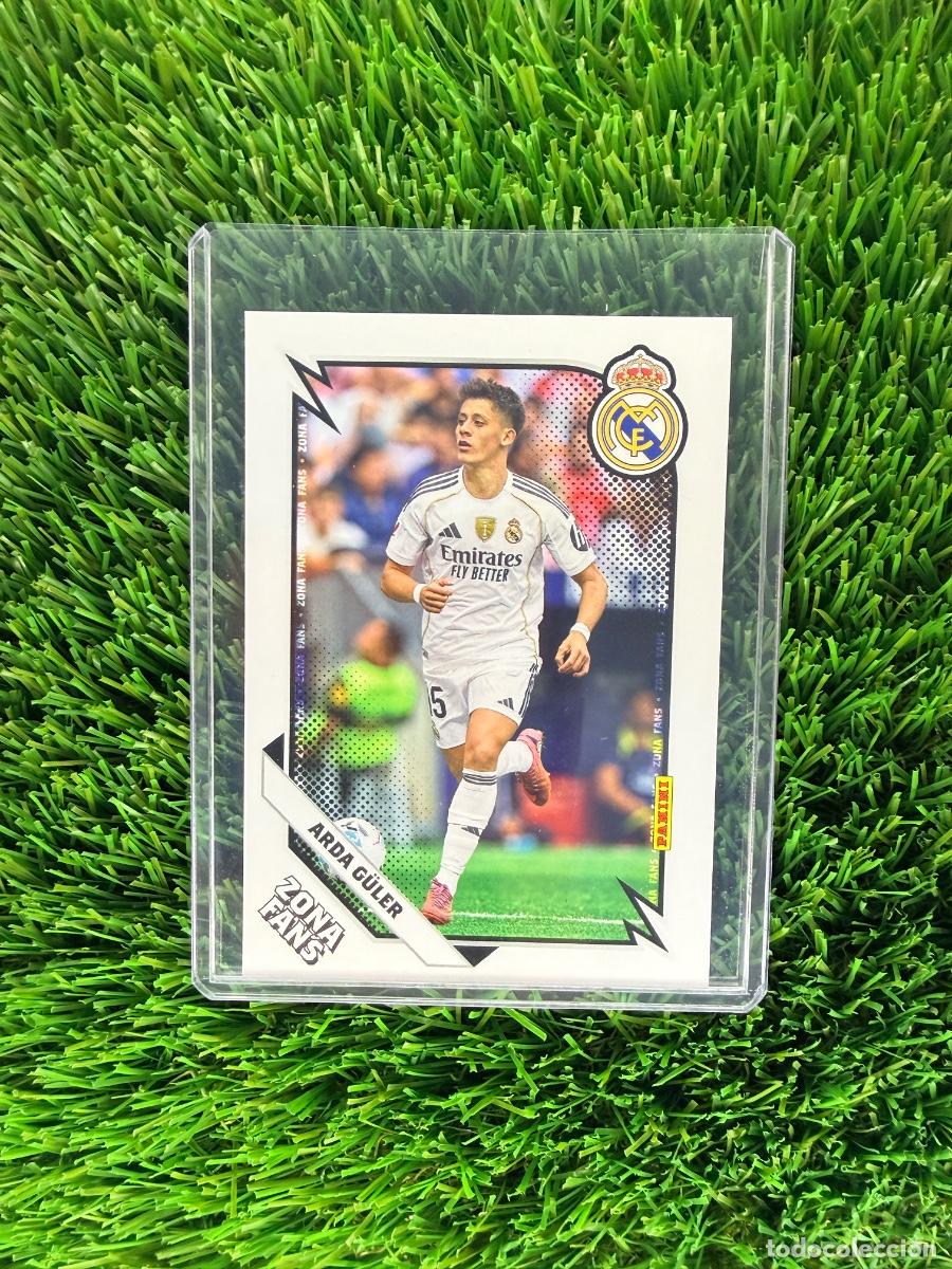 Cromos de F&uacute;tbol: N&ordm; 39 Arda G&uuml;ler Zona Fans Real Madrid CF Panini Club Real Madrid CF 25 26