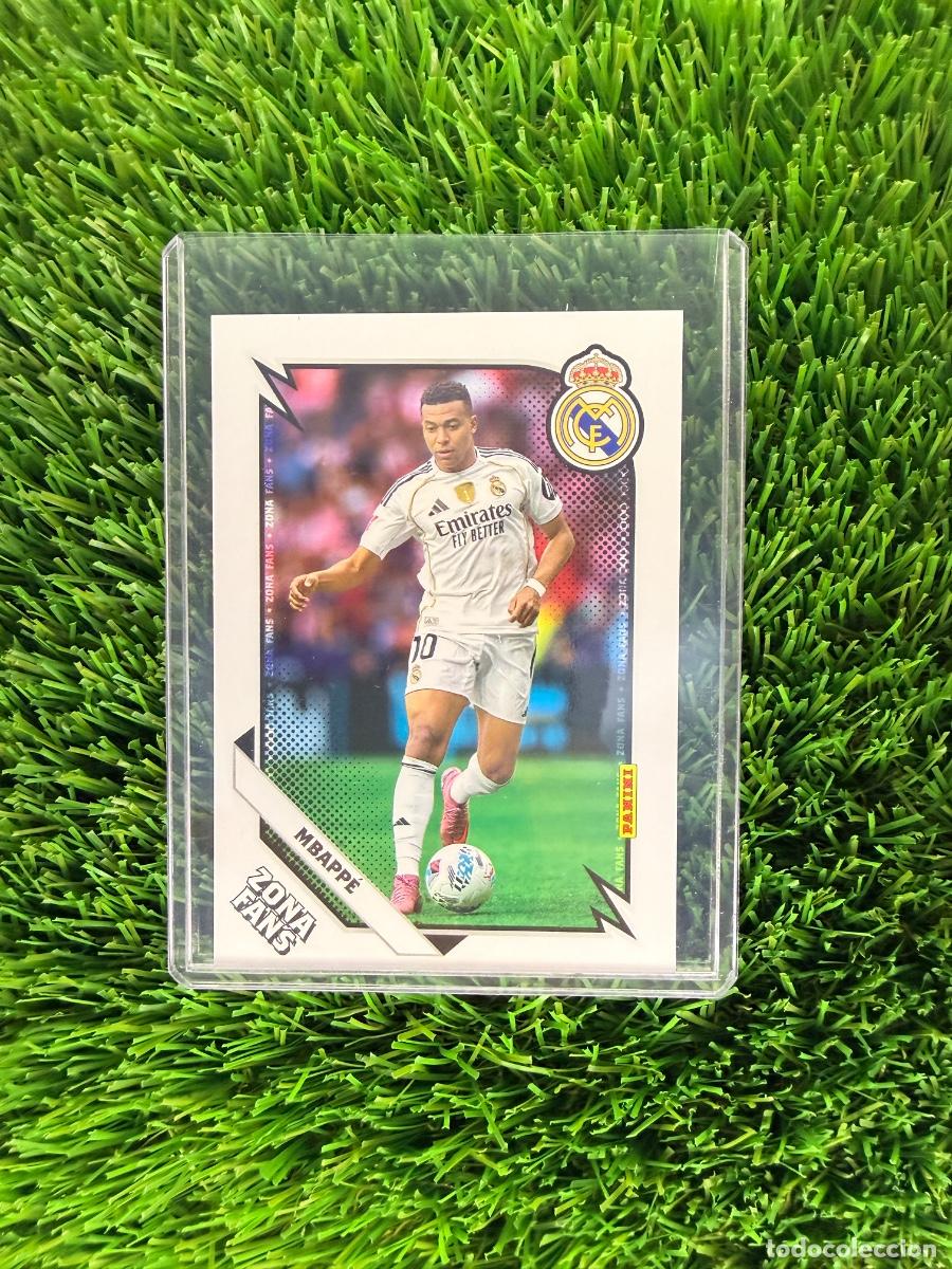 Cromos de F&uacute;tbol: N&ordm; 42 Mbapp&eacute; Zona Fans Real Madrid CF Panini Club Real Madrid CF 25 26