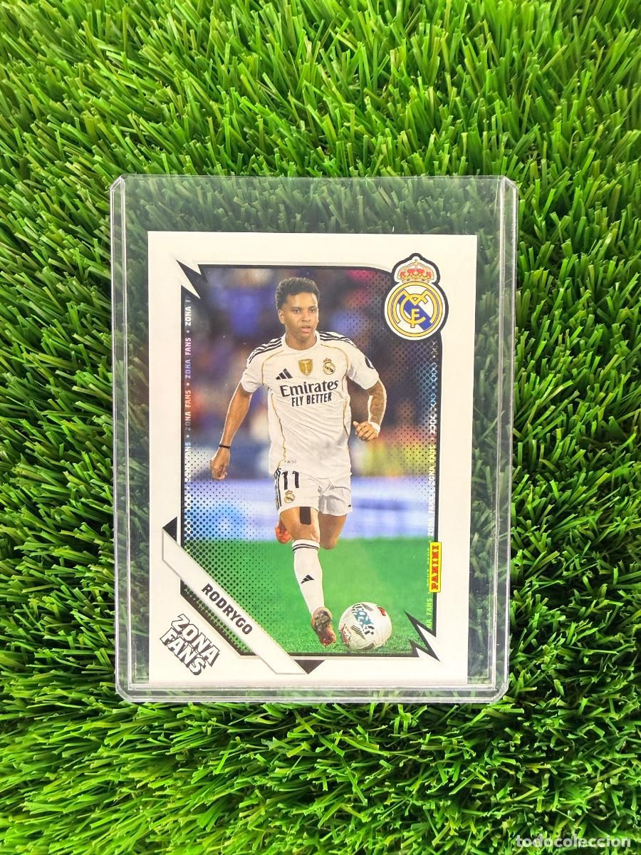 Cromos de F&uacute;tbol: N&ordm; 43 Rodrygo Zona Fans Real Madrid CF Panini Club Real Madrid CF 25 26