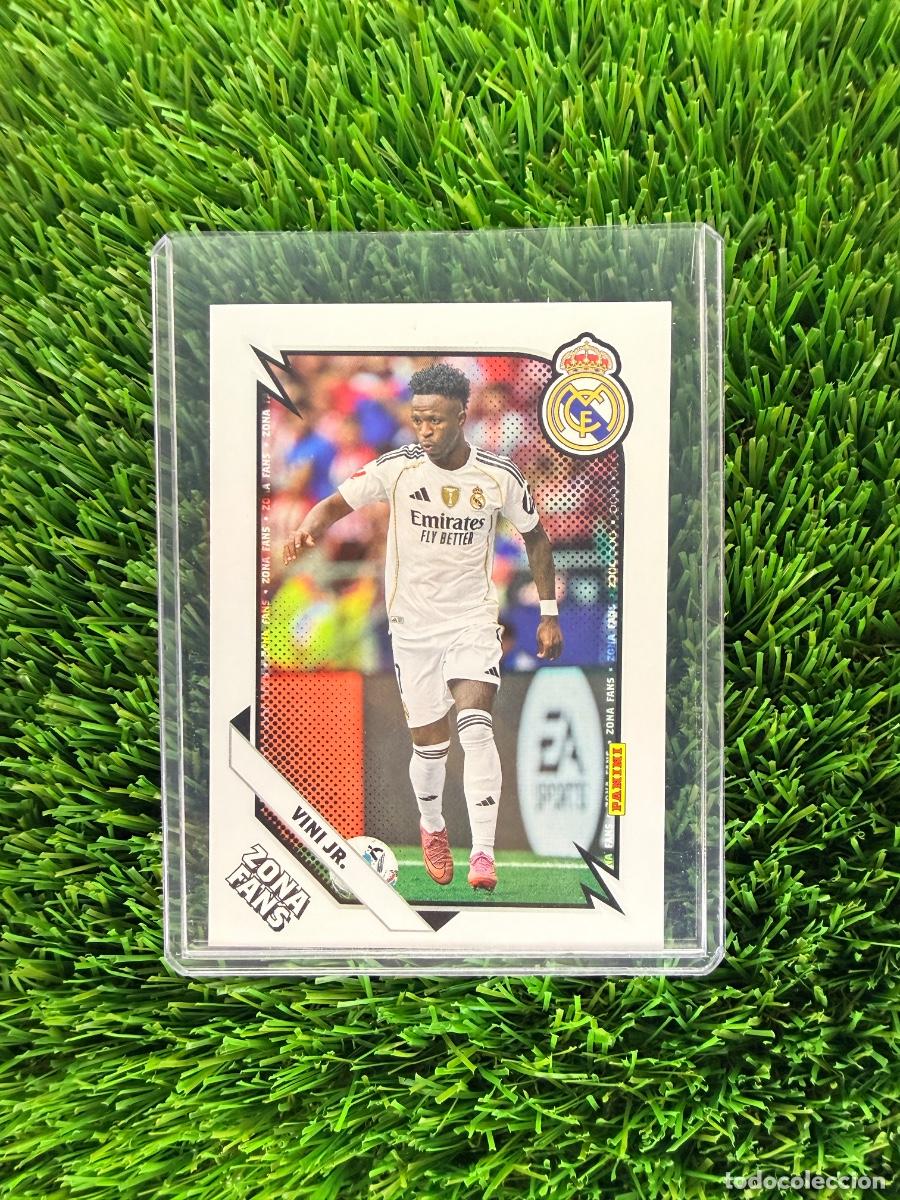 Cromos de F&uacute;tbol: N&ordm; 44 Vin&iacute;cius Jr Zona Fans Real Madrid CF Panini Club Real Madrid CF 25 26