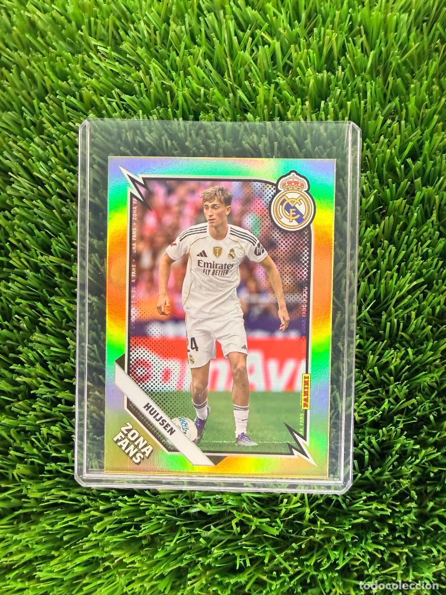 Cromos de F&uacute;tbol: N&ordm; KO34 Huijsen Zona Fans Gold Real Madrid CF Panini Club Real Madrid CF 25 26