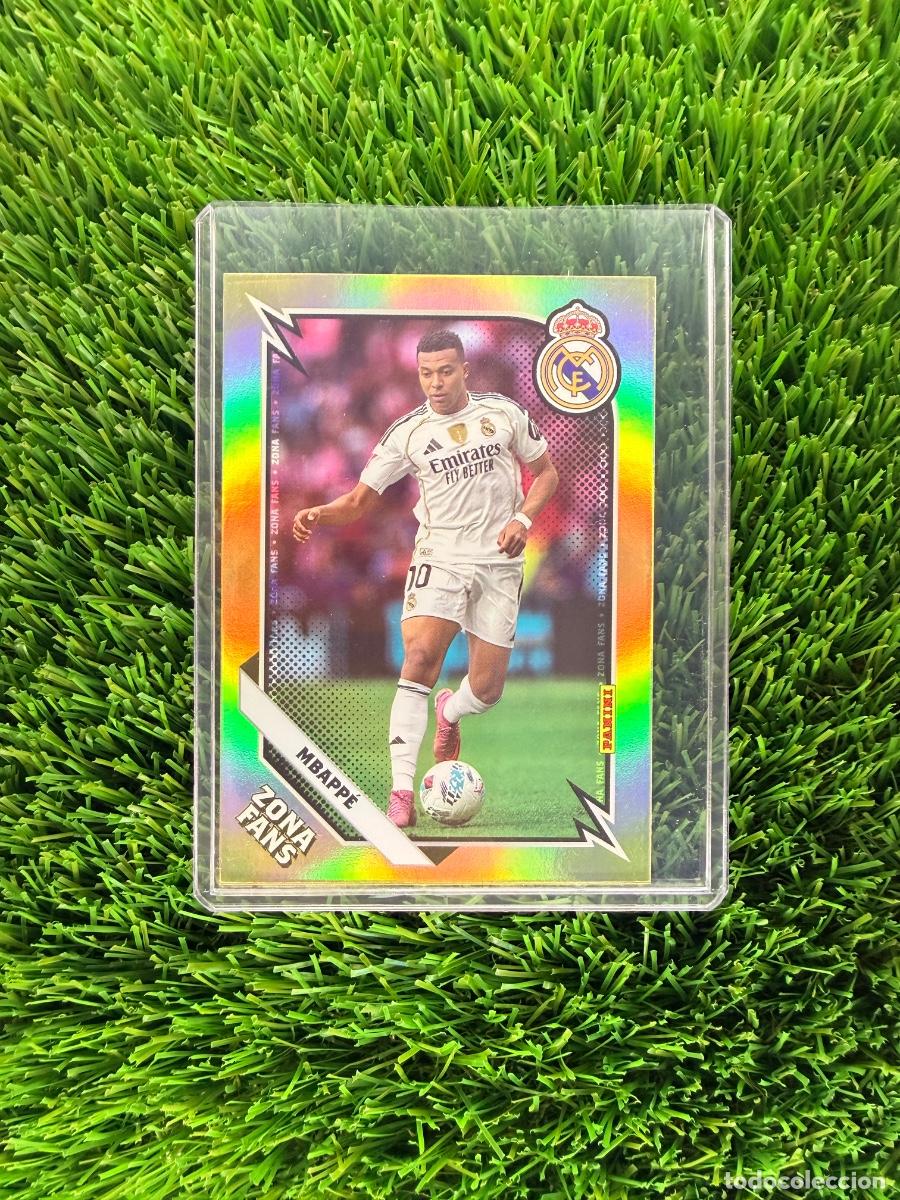 Cromos de F&uacute;tbol: N&ordm; KO42 Mbapp&eacute; Zona Fans Gold Real Madrid CF Panini Club Real Madrid CF 25 26