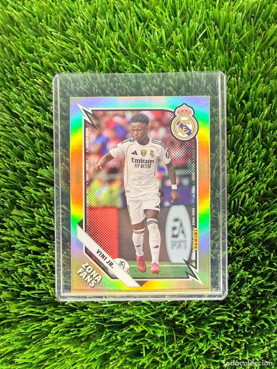 Cromos de F&uacute;tbol: N&ordm; KO44 Vin&iacute;cius Jr Zona Fans Gold Real Madrid CF Panini Club Real Madrid CF 25 26