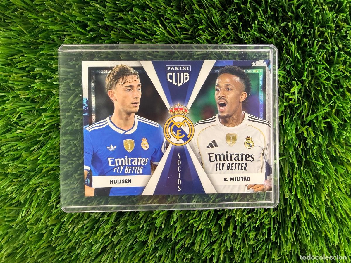 Cromos de F&uacute;tbol: N&ordm; 45 Huijsen - Militao Socios Real Madrid CF Panini Club Real Madrid CF 25 26