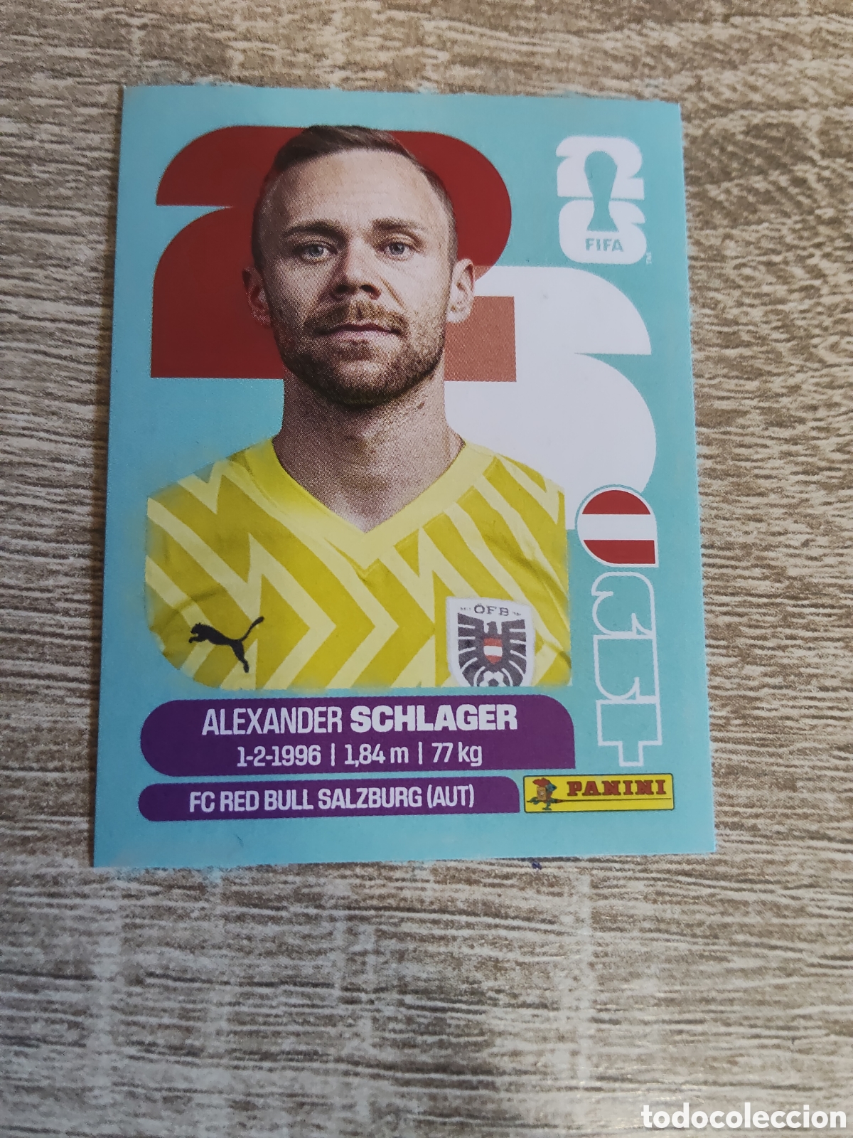 Cromos de F&uacute;tbol: Panini mundial 2026 AUT 2 Alexander Schlager Austria