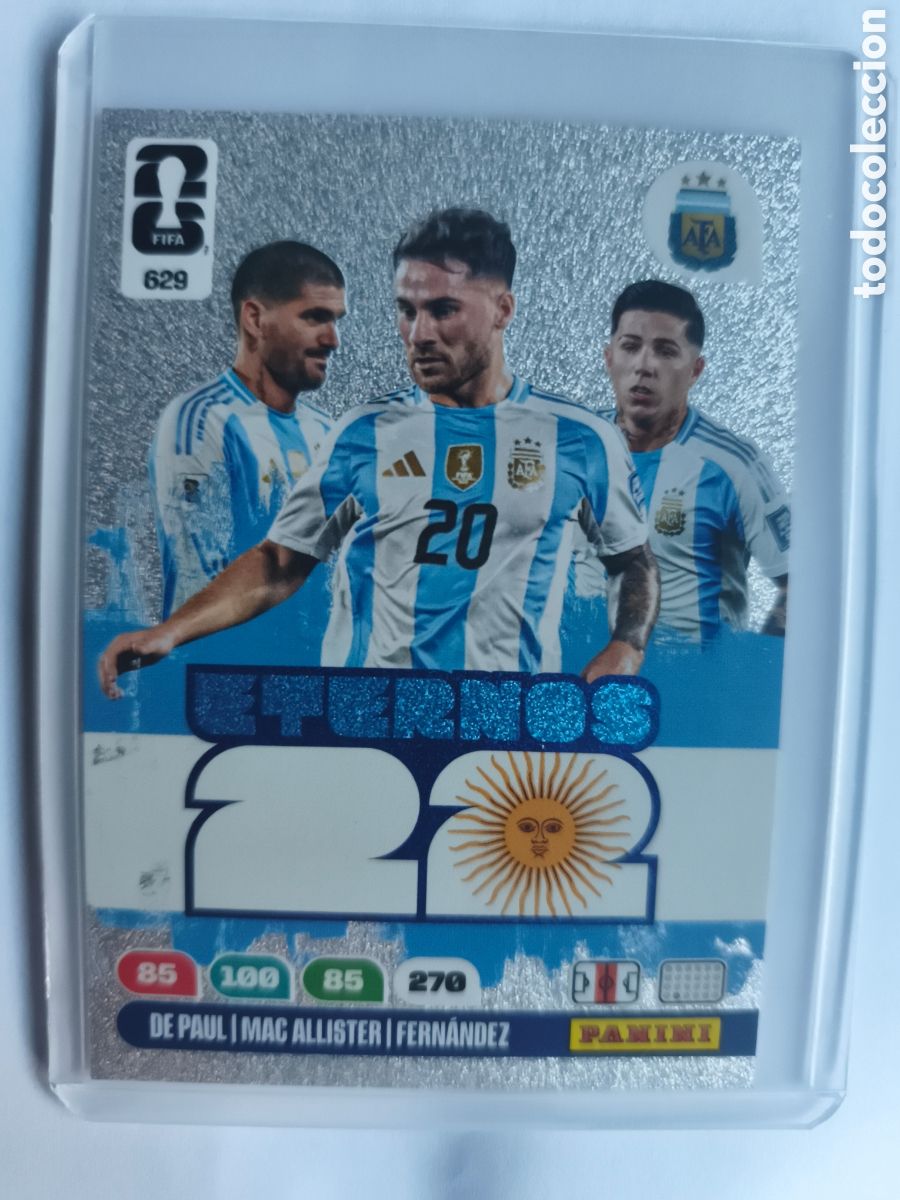 Cromos de F&uacute;tbol: FIFA 2026 ETERNOS 22 DE PAUL MAC ALLISTER FERNANDEZ