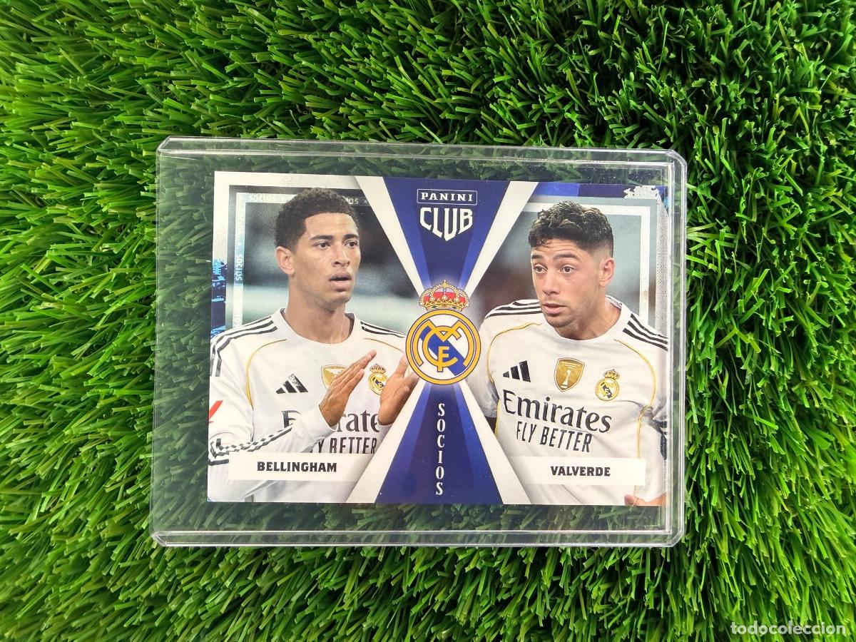 Cromos de F&uacute;tbol: N&ordm; 47 Bellingham - Valverde Socios Real Madrid CF Panini Club Real Madrid CF 25 26
