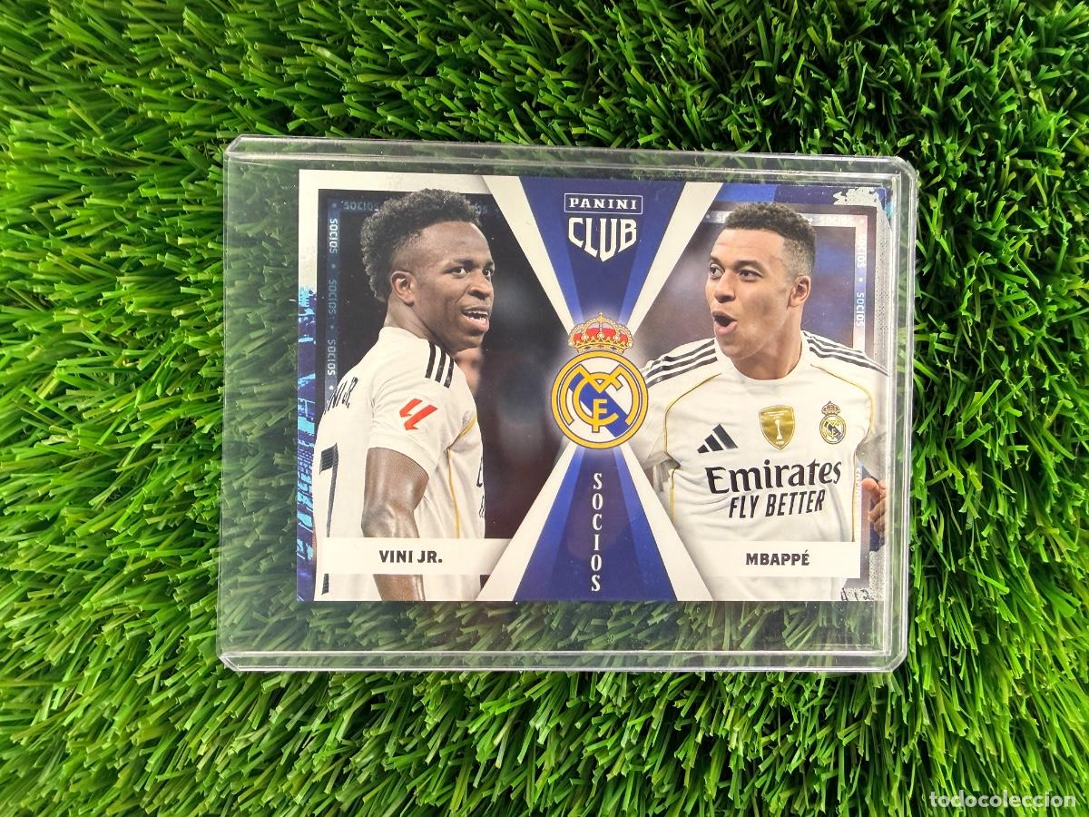Cromos de F&uacute;tbol: N&ordm; 49 Vin&iacute;cius Jr - Mbapp&eacute; Socios Real Madrid CF Panini Club Real Madrid CF 25 26