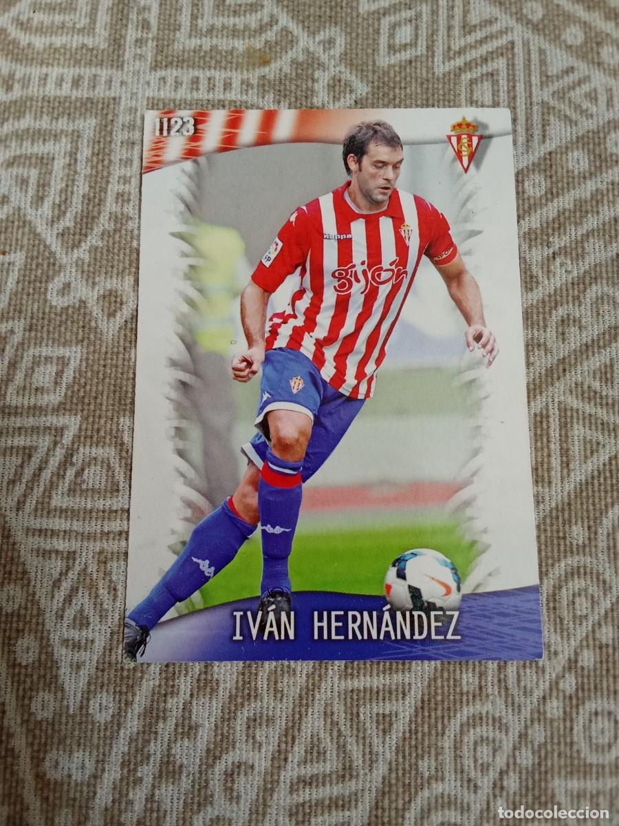 Cromos de F&uacute;tbol: 1123 Iv&aacute;n Hern&aacute;ndez Sporting de Gij&oacute;n &uacute;ltima hora quiz game collection 2014