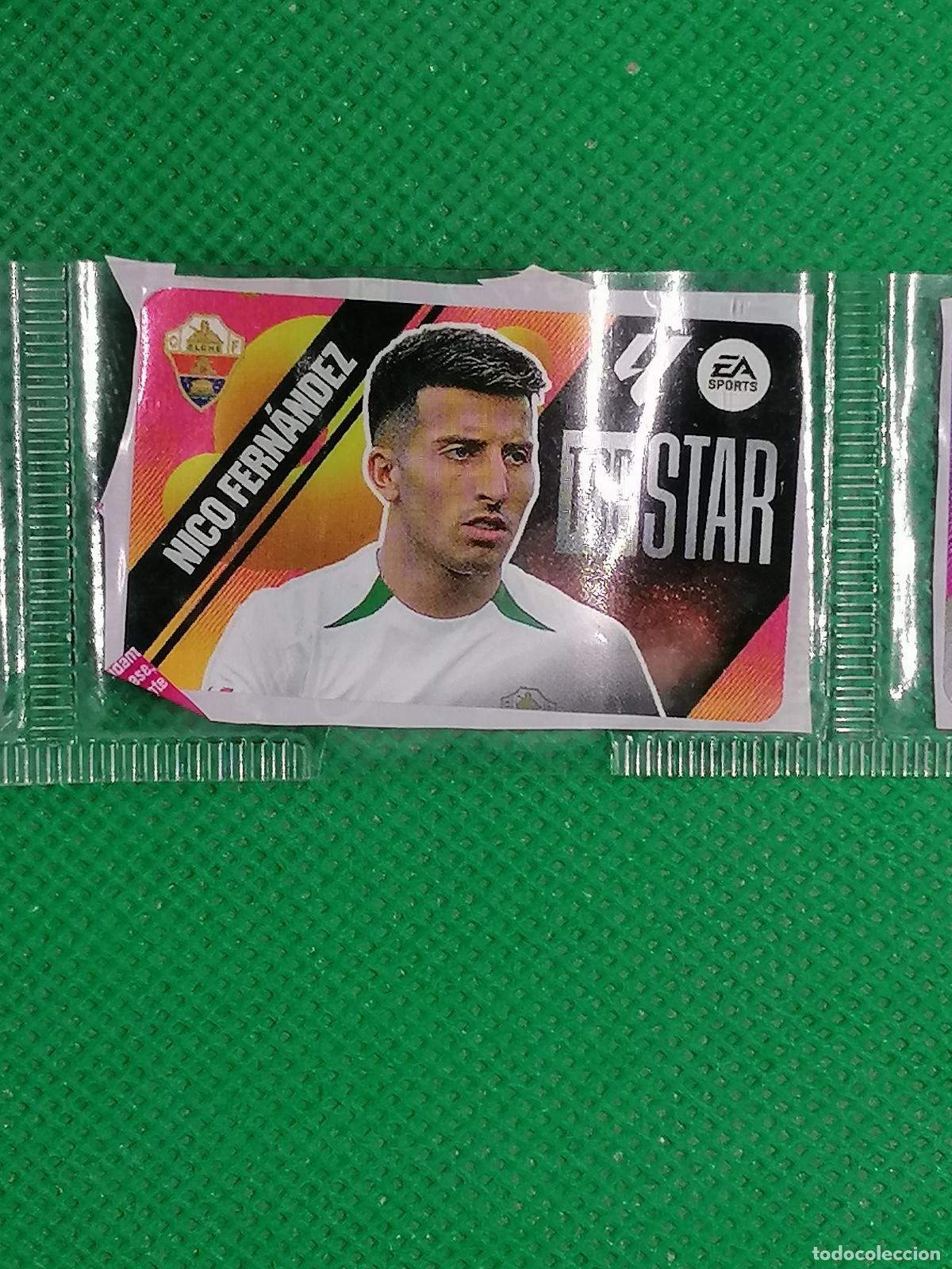 Cromos de F&uacute;tbol: NICO FERNANDEZ TOP STAR ELCHE CHICLES SIN PEGAR ⚽ PANINI LIGA ESTE 25 26 2025 2026 ⚽