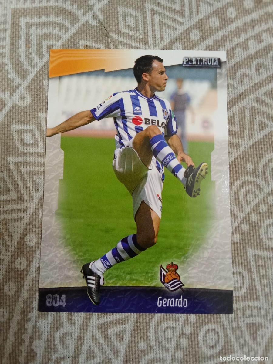 Cromos de F&uacute;tbol: 804 Gerardo real sociedad las fichas de la liga 2009