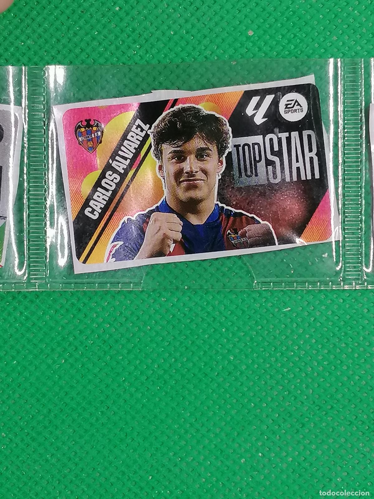 Cromos de F&uacute;tbol: CARLOS ALVAREZ LEVANTE CHICLES SIN PEGAR ⚽ PANINI LIGA ESTE 25 26 2025 2026 ⚽