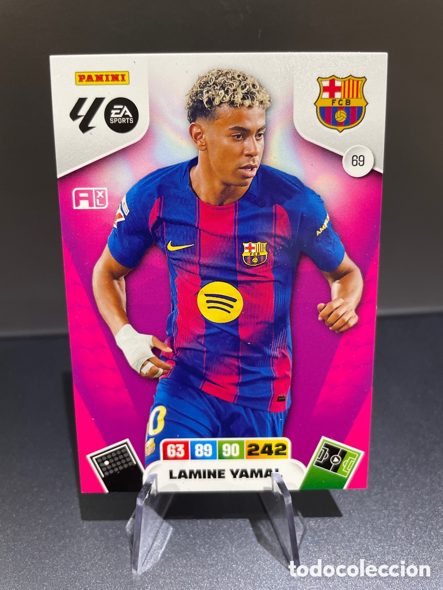 Cromos de F&uacute;tbol: Lamine Yamal 69 Panini Adrenalyn 2025-26 FC Barcelona