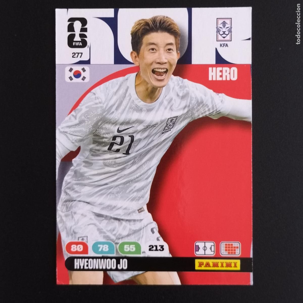 Cromos de F&uacute;tbol: 277 HYEONWOO JO COREA DEL SUR CROMOS ADRENALYN XL MUNDIAL 26 2026 FIFA WORLD CUP PANINI