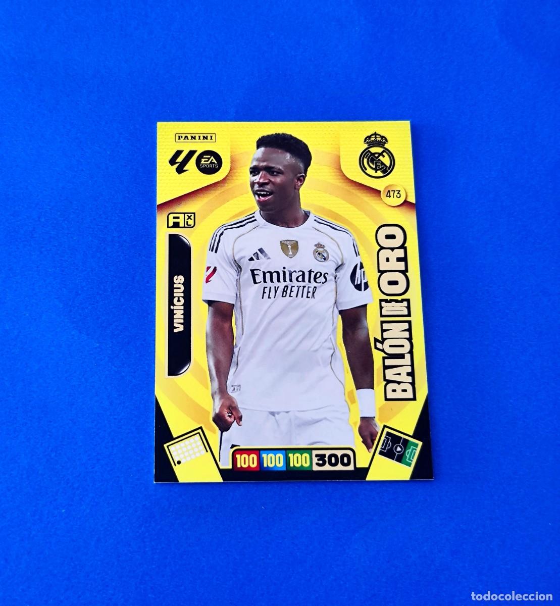 Cromos de F&uacute;tbol: Adrenalyn 2025 2026 / 25 26 Bal&oacute;n de Oro Vinicius 473 Real Madrid