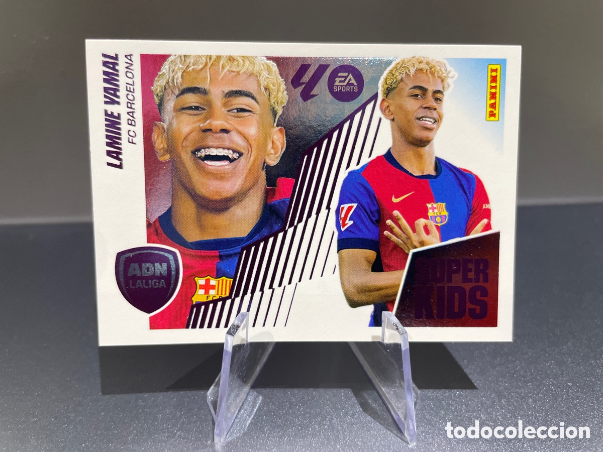 Cromos de F&uacute;tbol: Lamine Yamal 14 Super Kids Liga Este 2025-26 Panini FC Barcelona