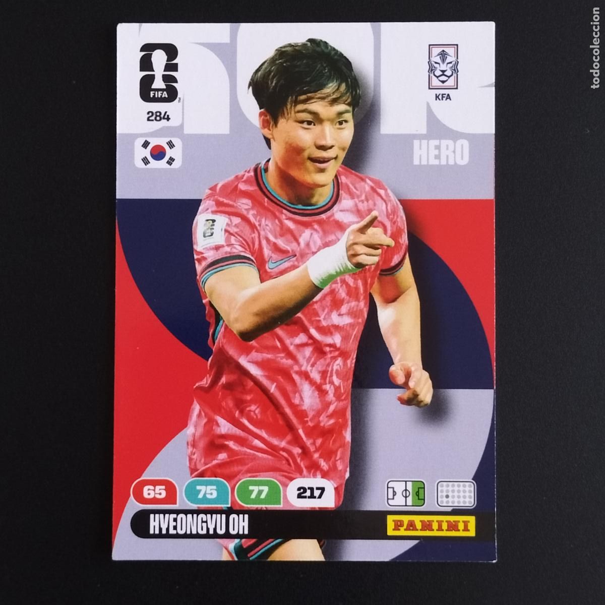 Cromos de F&uacute;tbol: 284 HYEONGYU OH COREA DEL SUR CROMOS ADRENALYN XL MUNDIAL 26 2026 FIFA WORLD CUP PANINI