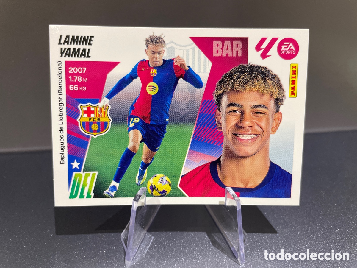 Cromos de F&uacute;tbol: Lamine Yamal 19 Liga Este 2025-26 Panini FC Barcelona