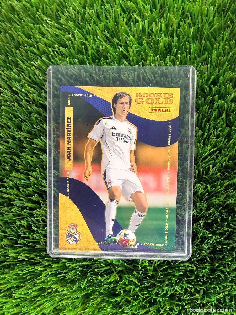 Cromos de F&uacute;tbol: N&ordm; 56 Joan Mart&iacute;nez Rookie Gold Real Madrid CF Panini Club Real Madrid CF 25 26