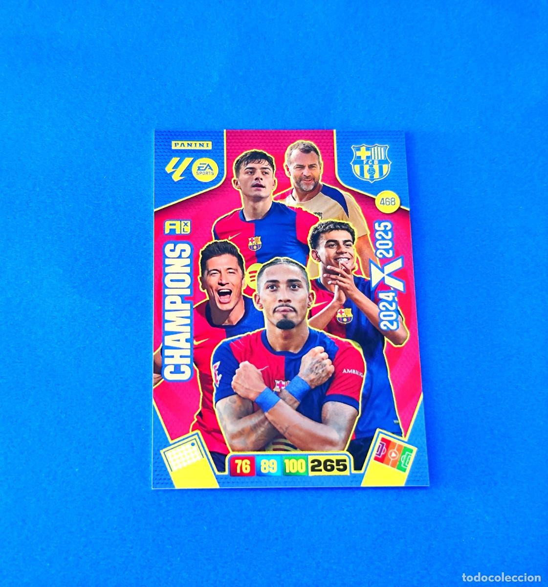 Cromos de F&uacute;tbol: Adrenalyn 2025 2026 / 25 26 476 Card Champions Barcelona 24 25 /2024 2025
