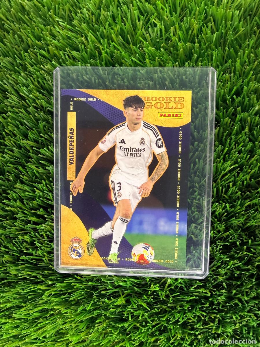 Cromos de F&uacute;tbol: N&ordm; 57 Valdepe&ntilde;as Rookie Gold Real Madrid CF Panini Club Real Madrid CF 25 26
