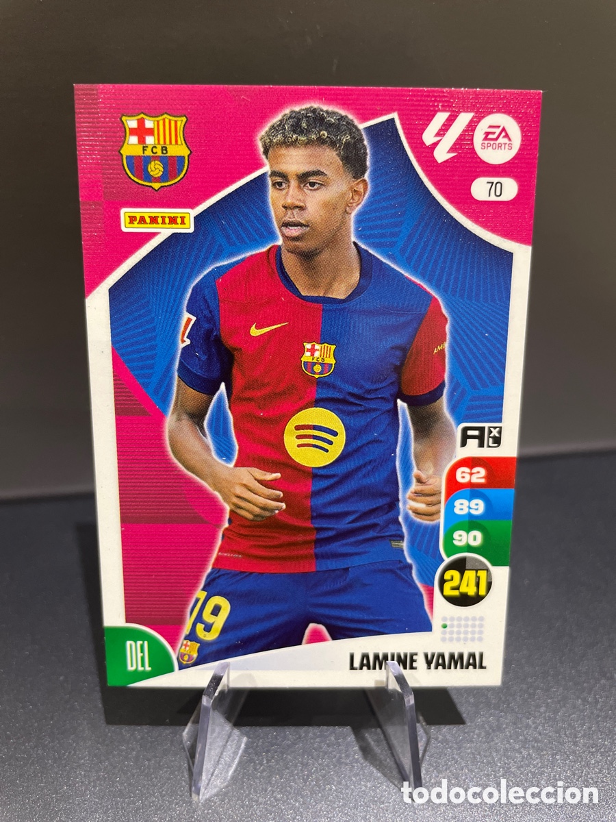 Cromos de F&uacute;tbol: Lamine Yamal 70 Panini Adrenalyn 2024-25 FC Barcelona