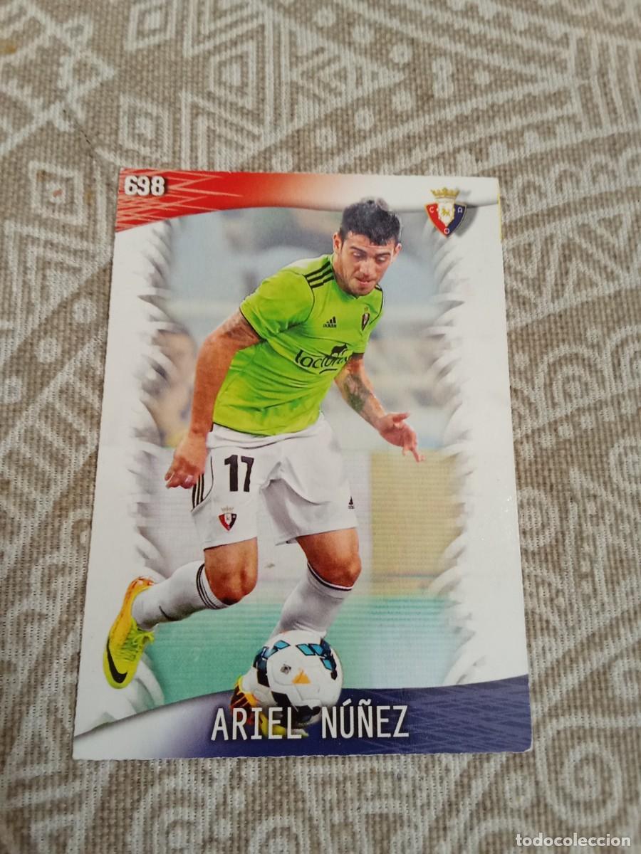 Cromos de F&uacute;tbol: 698 ariel N&uacute;&ntilde;ez Osasuna &uacute;ltima hora quiz game collection 2014