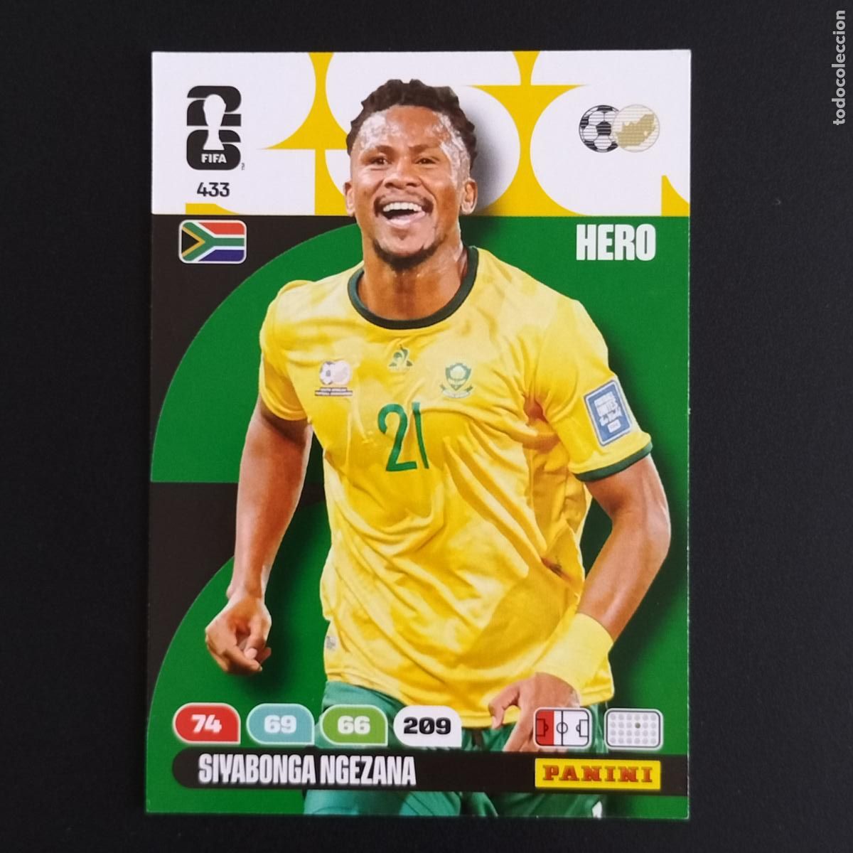 Cromos de F&uacute;tbol: 433 SIYABONGA NGEZANA SOUTH AFRICA CROMOS ADRENALYN XL MUNDIAL 26 2026 FIFA WORLD CUP PANINI