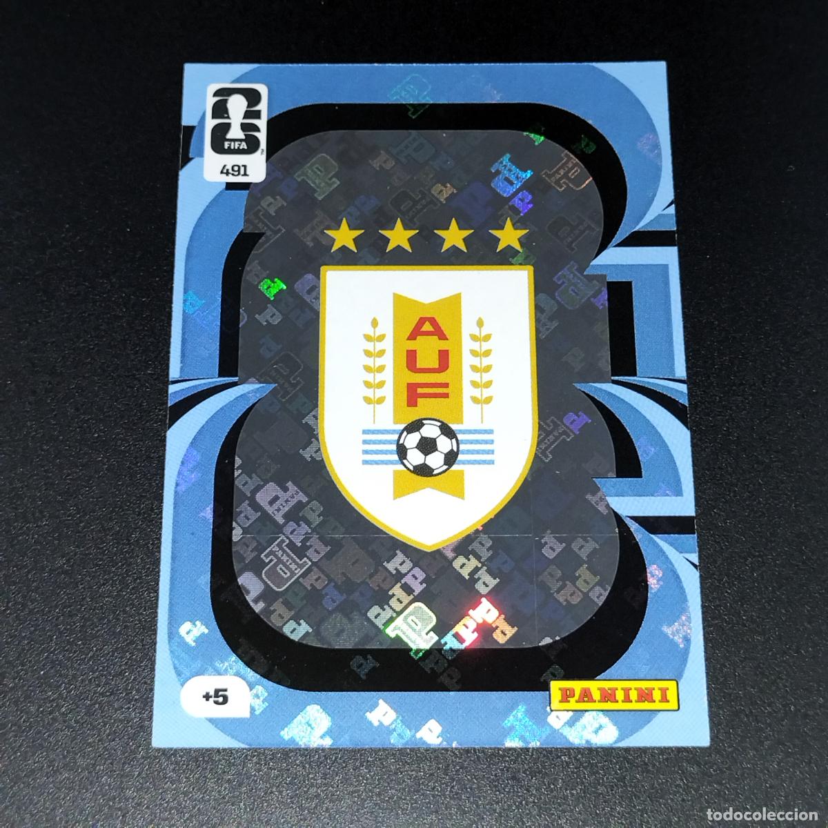 Cromos de F&uacute;tbol: 491 ESCUDO LOGO URUGUAY CROMOS ADRENALYN XL MUNDIAL 26 2026 FIFA WORLD CUP PANINI