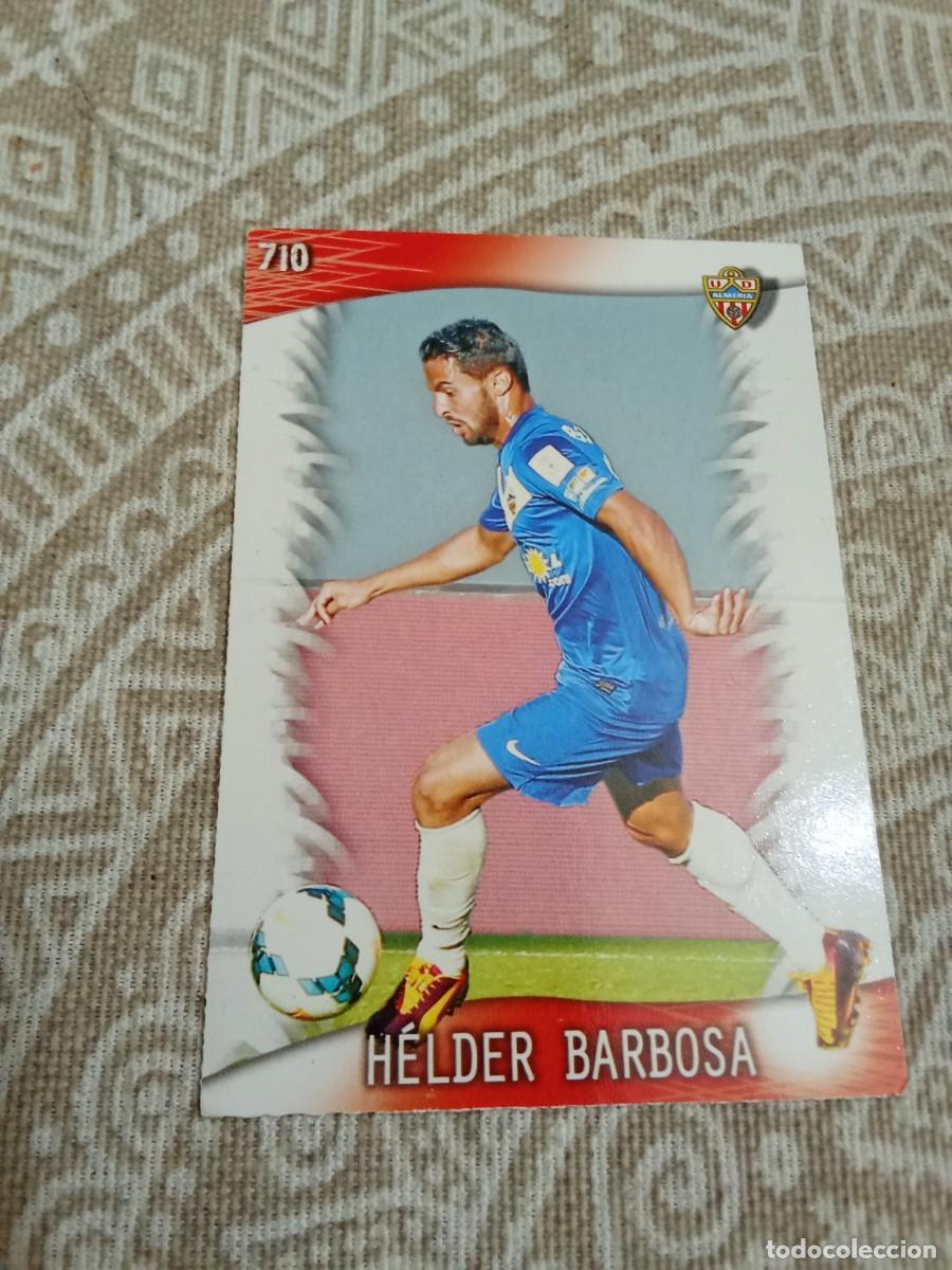Cromos de F&uacute;tbol: 710 helder Barbosa Almer&iacute;a &uacute;ltima hora quiz game collection 2014