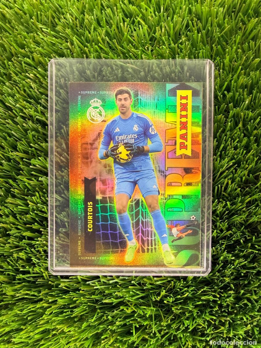Cromos de F&uacute;tbol: N&ordm; S1 Courtois Supreme Real Madrid CF Panini Club Real Madrid CF 25 26
