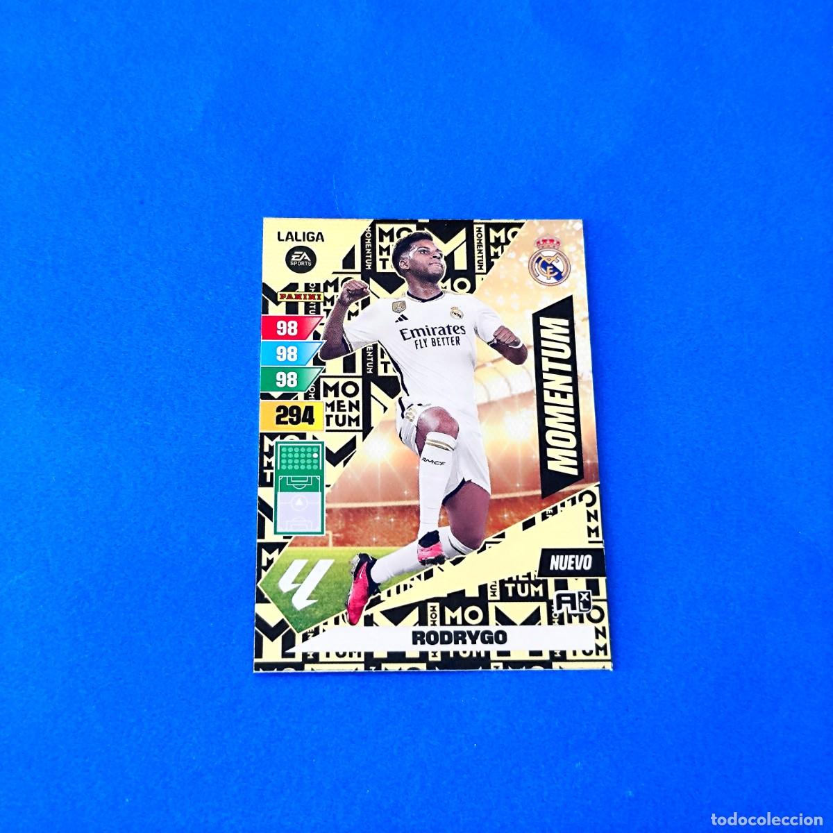 Cromos de F&uacute;tbol: Adrenalyn 2023 2024 / 23 24 Momentum Rodrygo Real Madrid