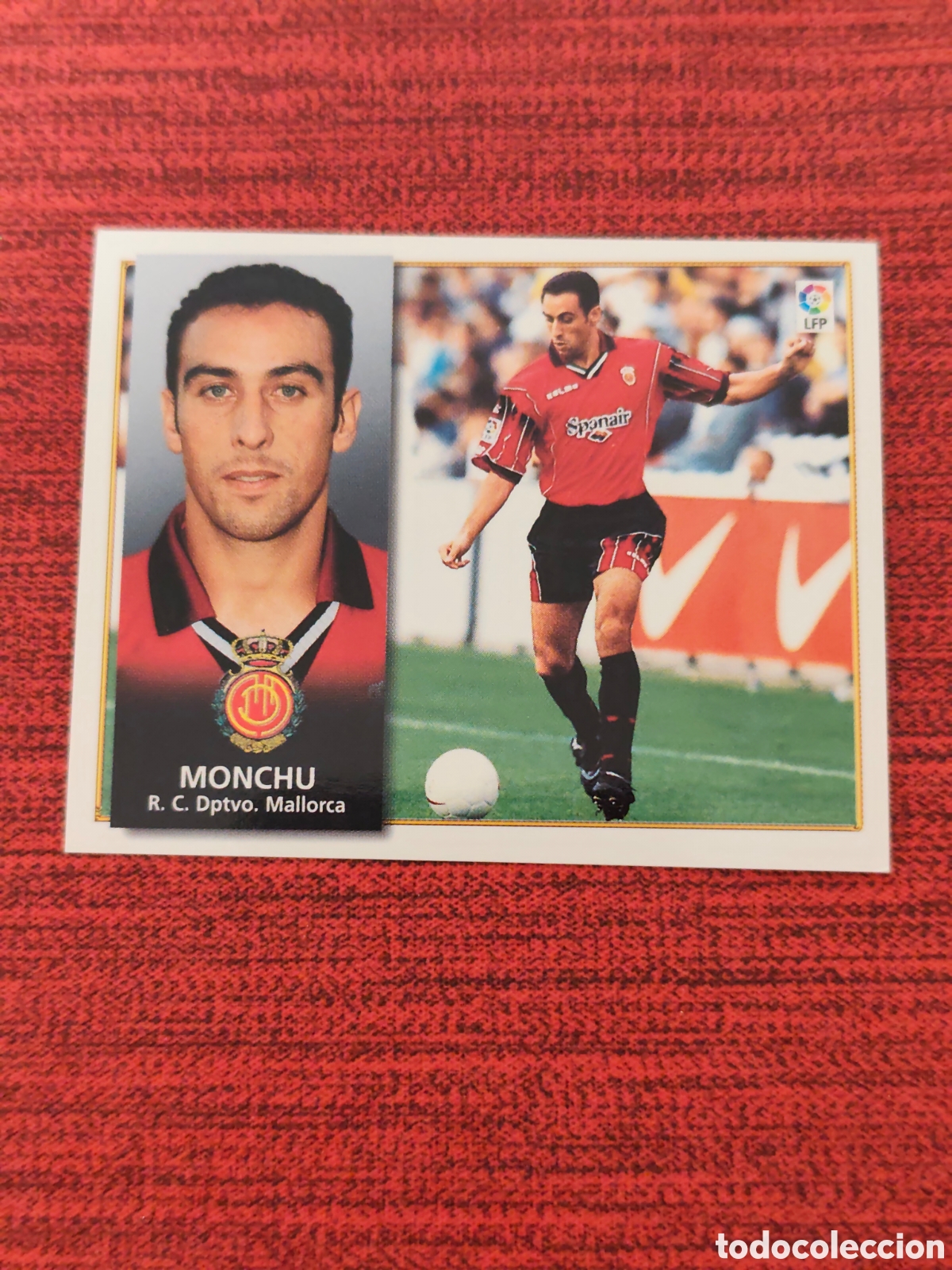 Cromos de F&uacute;tbol: BAJA MONCHU REAL MALLORCA EDICIONES ESTE 1998 1999