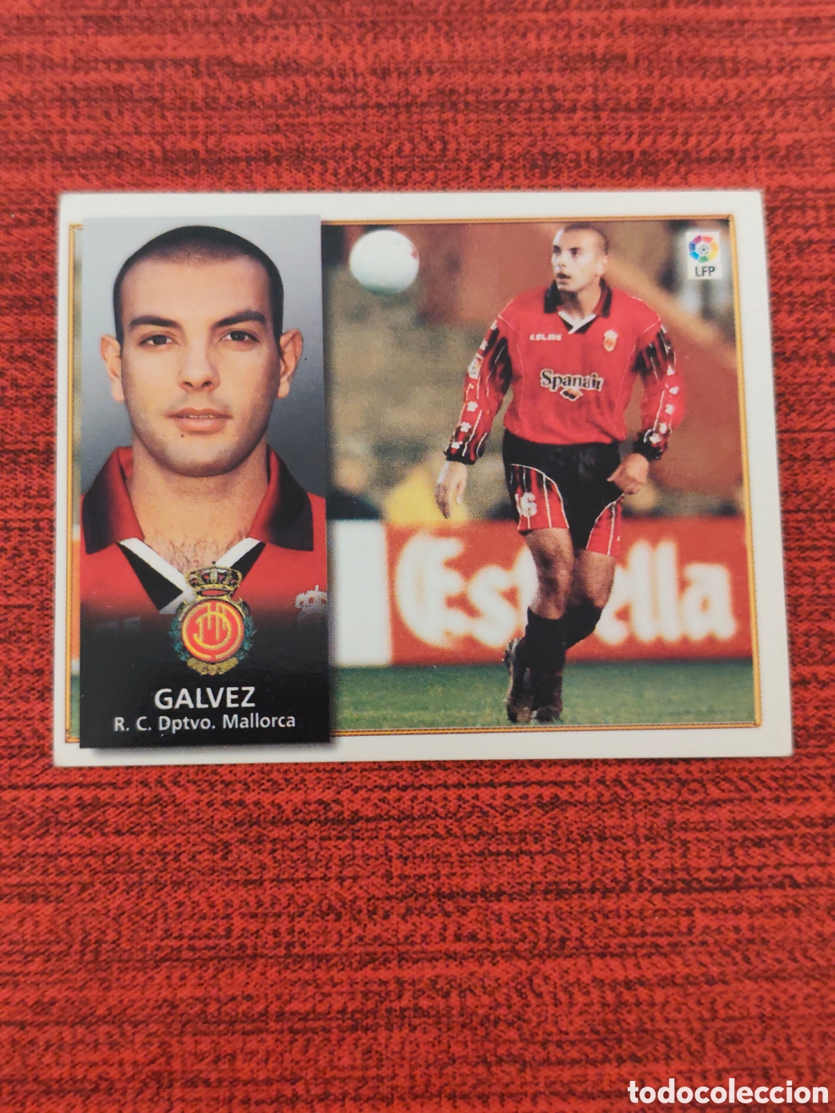 Cromos de F&uacute;tbol: BAJA G&Aacute;LVEZ REAL MALLORCA EDICIONES ESTE 1998 1999