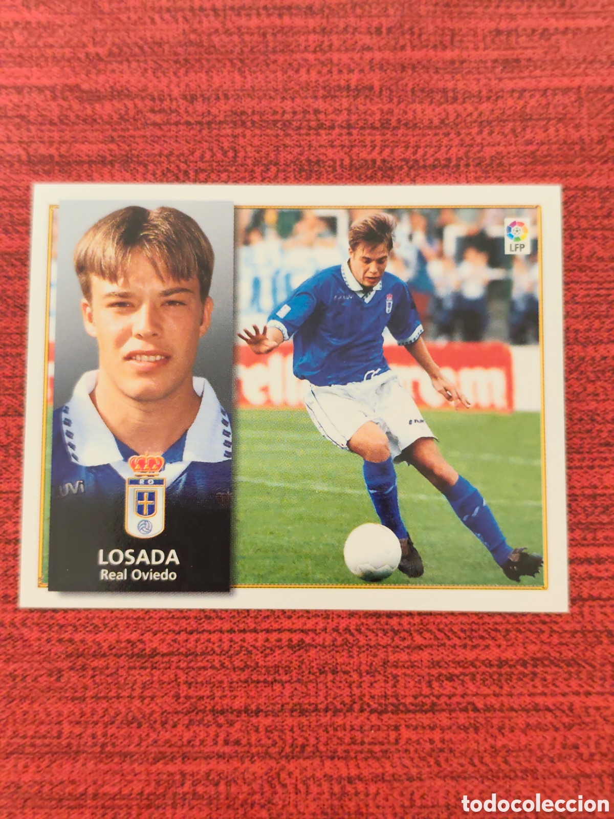 Cromos de F&uacute;tbol: BAJA LOSADA REAL OVIEDO EDICIONES ESTE 1998 1999