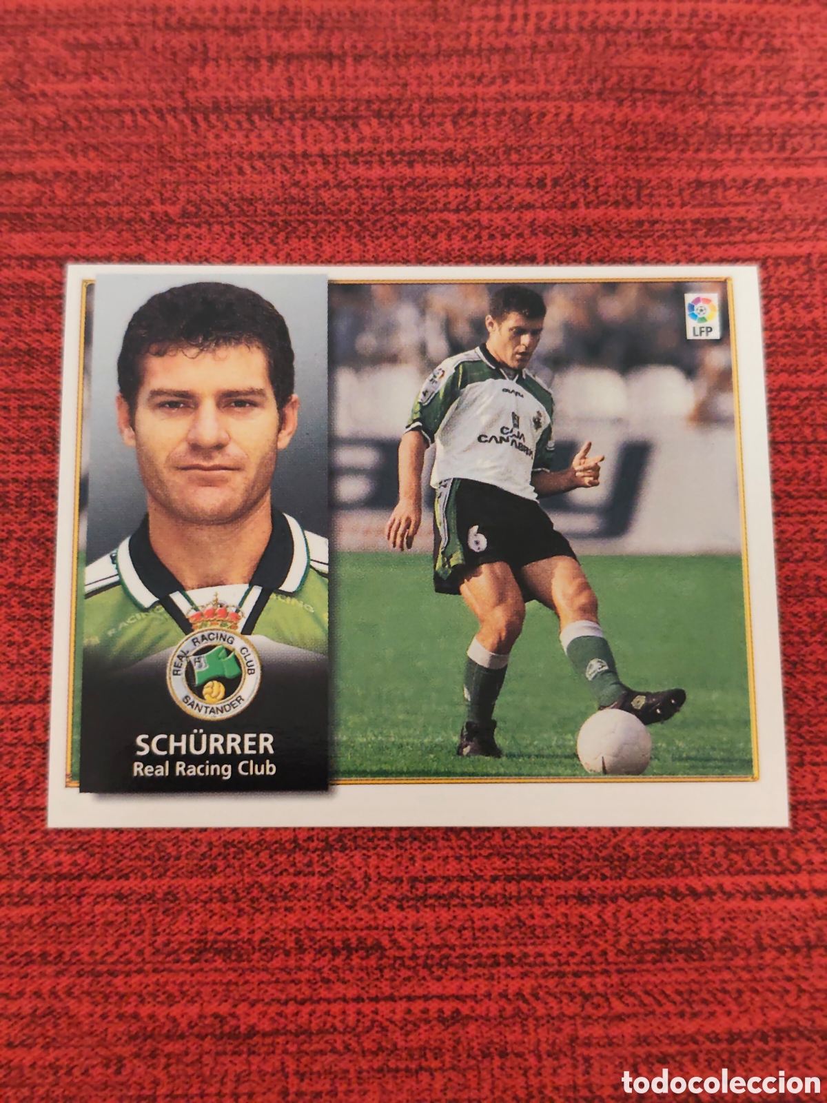 Cromos de F&uacute;tbol: BAJA SCH&Uuml;RRER RACING SANTANDER EDICIONES ESTE 1998 1999