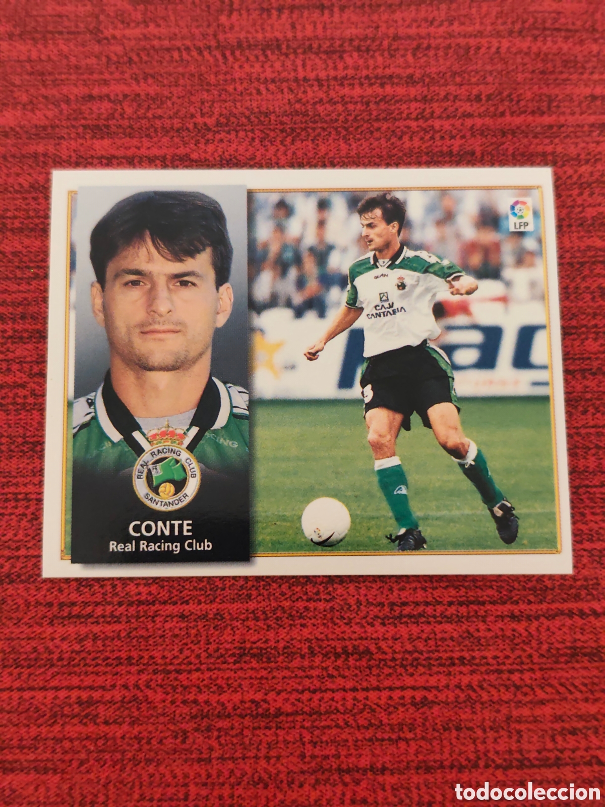 Cromos de F&uacute;tbol: BAJA CONTE RACING SANTANDER EDICIONES ESTE 1998 1999