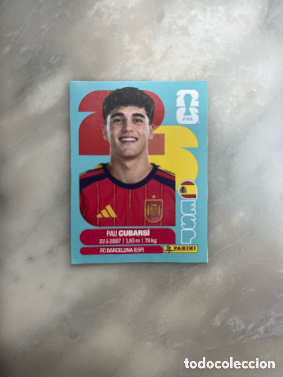 Cromos de F&uacute;tbol: PAU CUBARSI ESPA&Ntilde;A EDICION LIMITADA ESP J3 FIFA WORLD CUP 26 PANINI MUNDIAL 2026 NUEVO SIN PEGAR