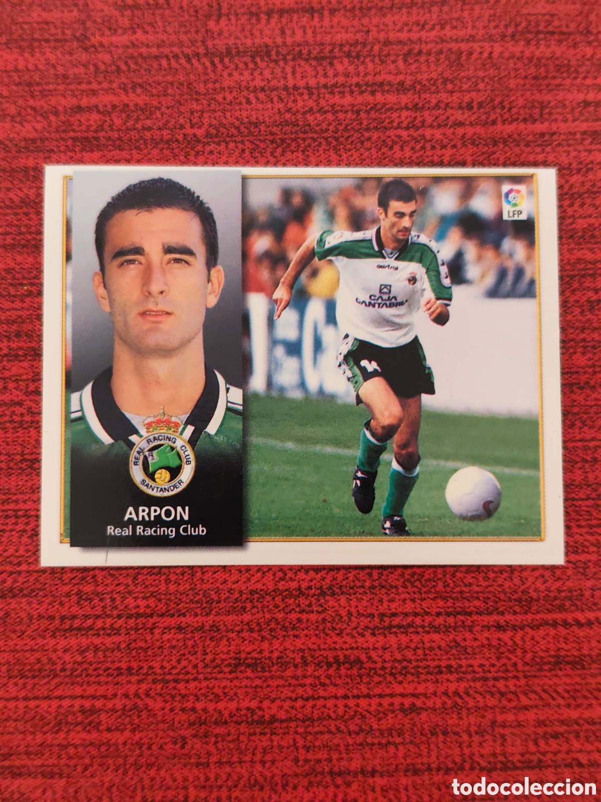 Cromos de F&uacute;tbol: BAJA ARP&Oacute;N RACING SANTANDER EDICIONES ESTE 1998 1999
