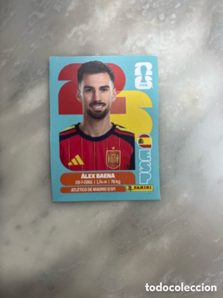 Cromos de F&uacute;tbol: ALEX BAENA ESPA&Ntilde;A EDICION LIMITADA ESP J5 FIFA WORLD CUP 26 PANINI MUNDIAL 2026 SIN PEGAR