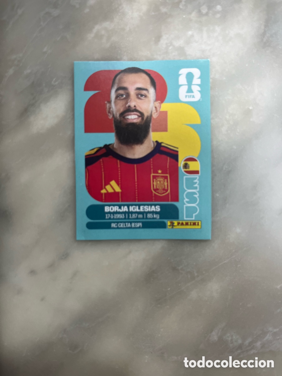 Cromos de F&uacute;tbol: BORJA IGLESIAS ESPA&Ntilde;A EDICION LIMITADA ESP J6 FIFA WORLD CUP 26 PANINI MUNDIAL 2026 SIN PEGAR