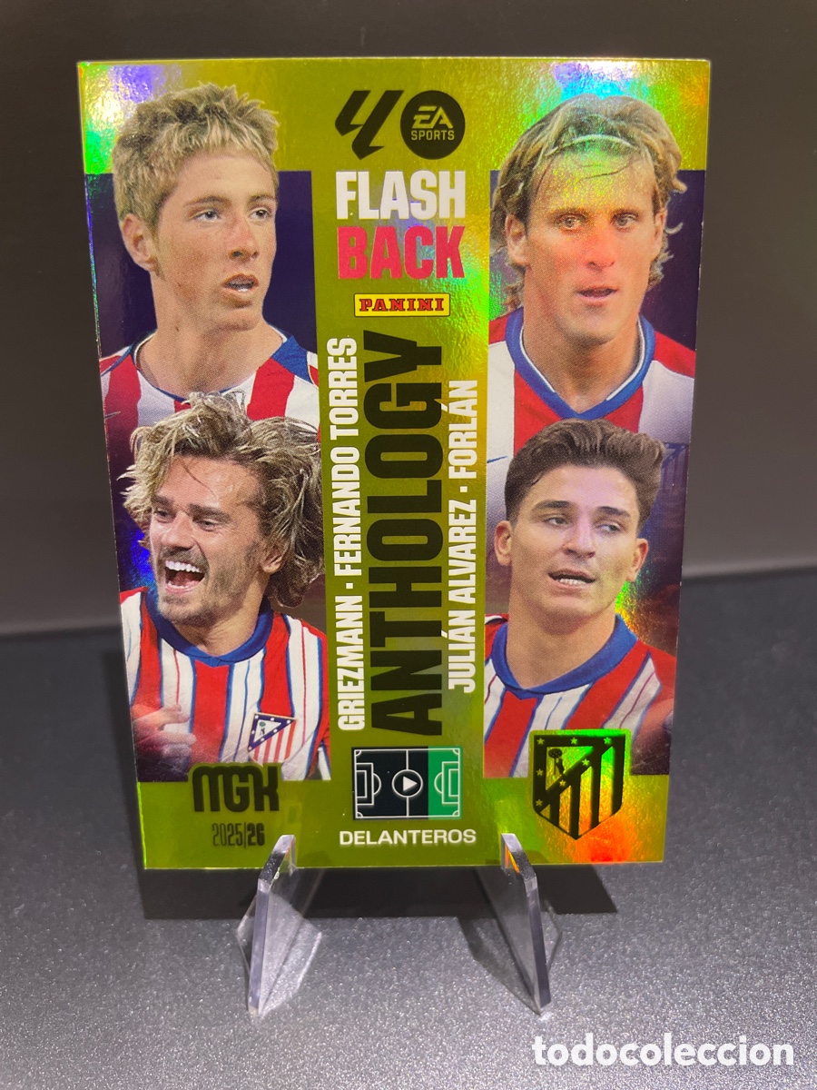 Cromos de Futebol: Griezmann Forlan Fernando Torres Julian 434 Anthology Flashback Panini MGK 2025-26 Atletico Madrid