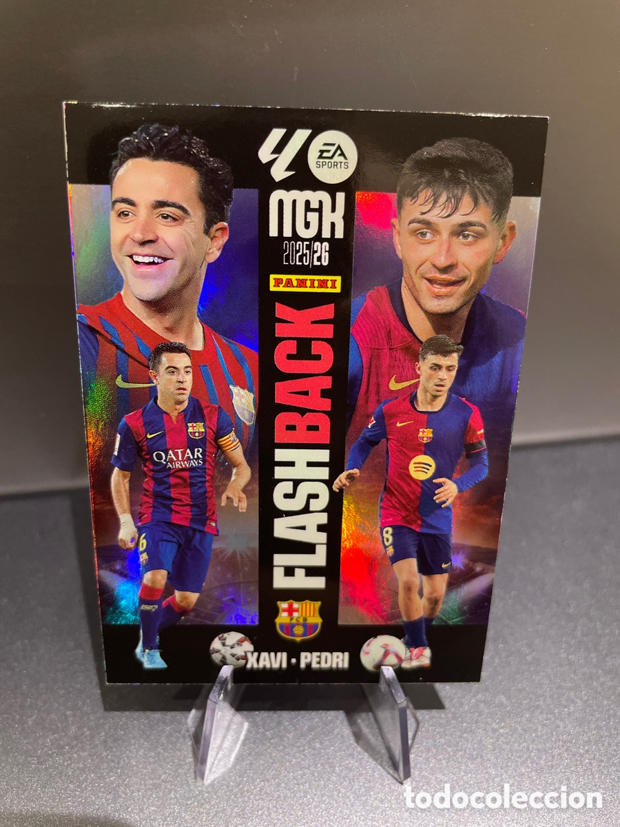 Cromos de F&uacute;tbol: Pedri Xavi 432 Flashback Panini MGK 2025-26 FC Barcelona