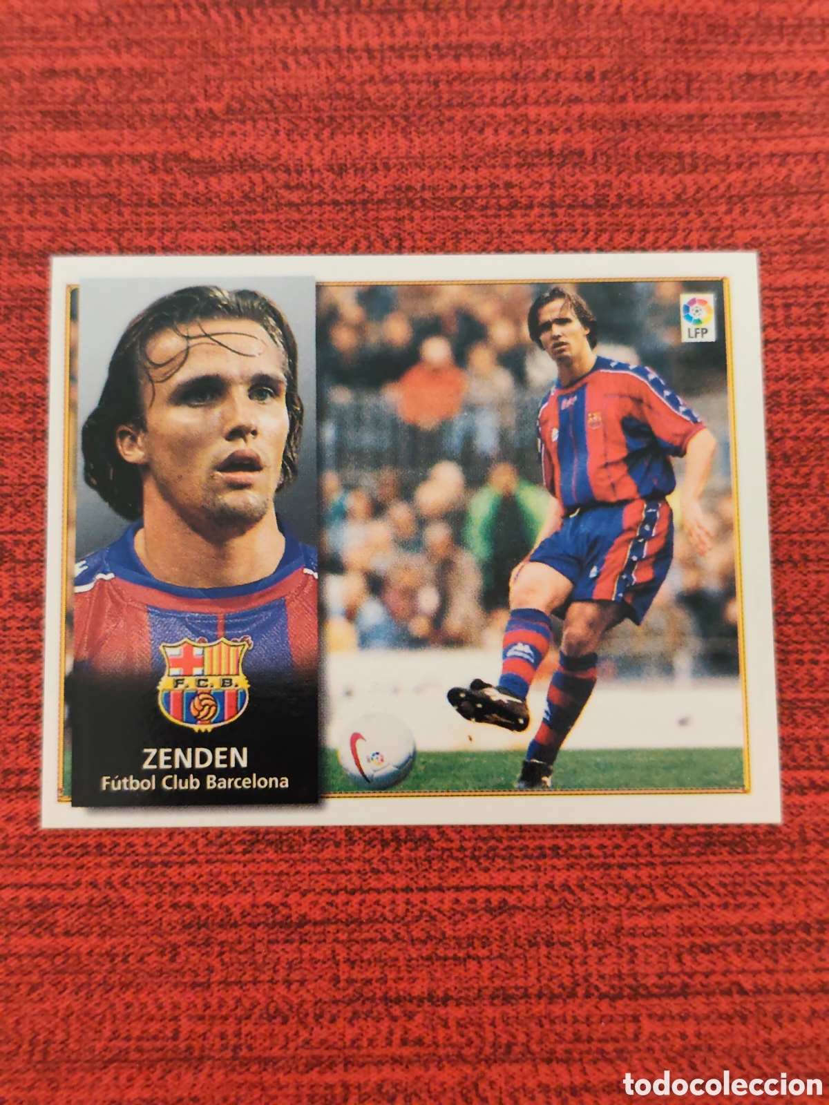 Cromos de F&uacute;tbol: DOBLE IMAGEN ZENDEN FC BARCELONA EDICIONES ESTE 1998 1999